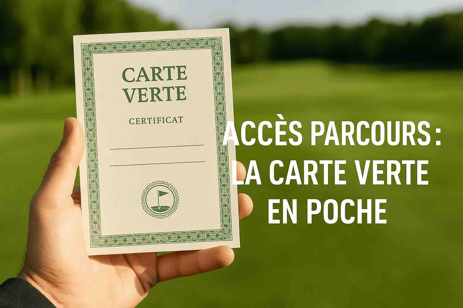 Le pass "Carte verte"