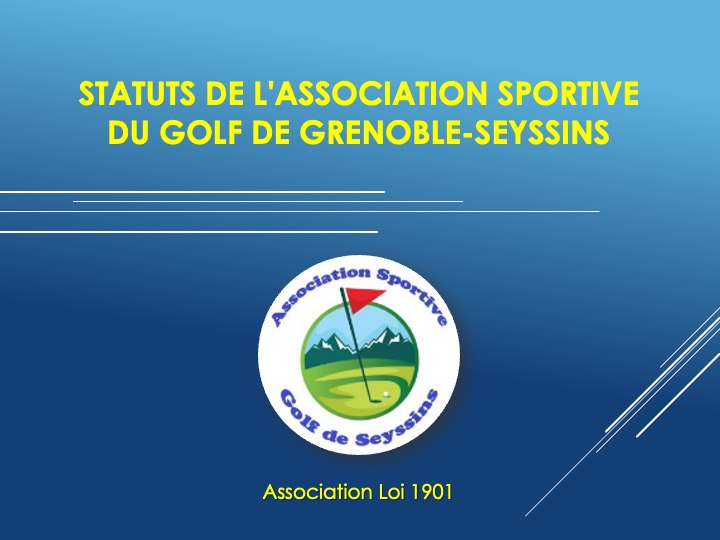 Nouveaux statuts de notre AS